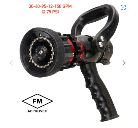 Protek 1366F: 1-1/2" Low-Pressure Selectable Gallonage Nozzle (30-60-95-125-150 GPM)