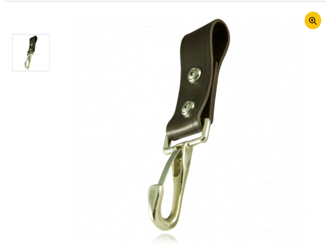 Boston Leather 6548 Equipment Hook For Truckmans belt