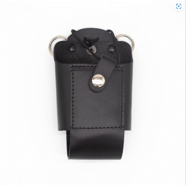 Boston Leather 5481RCE Full Leather Case Firefighter's Radio Holder