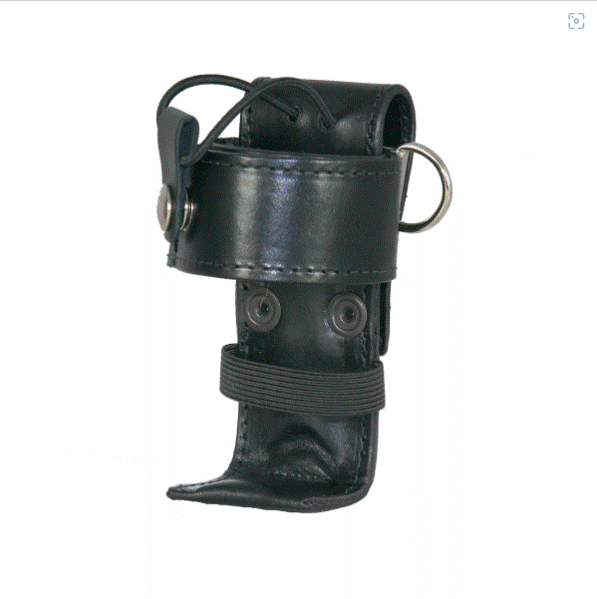 Boston Leather 5486RC – Firefighter 4″ Adjustable Radio Holder w/ Elastic Strap