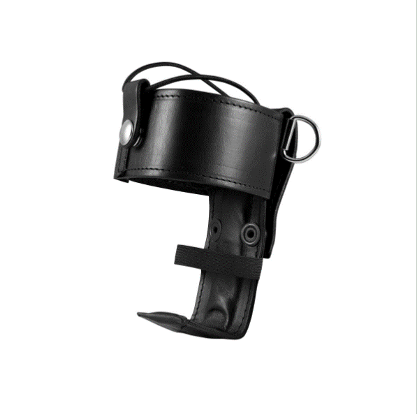 Boston Leather 5487RC – Firefighter 5″ Adjustable Radio Holder with Elastic Strap