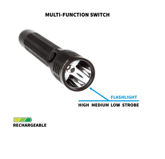 Night Sticks DESC: Polymer Duty Size Rechargeable Flashlights (NSR-9514XL)