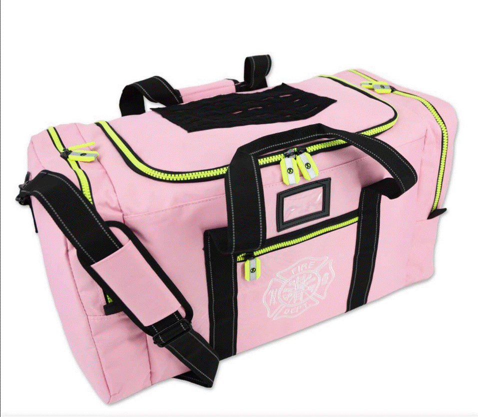 Lightning X Value Turnout Gear Bag | LXFB40-P W/Shoulder Strap-Fire Girl Logo