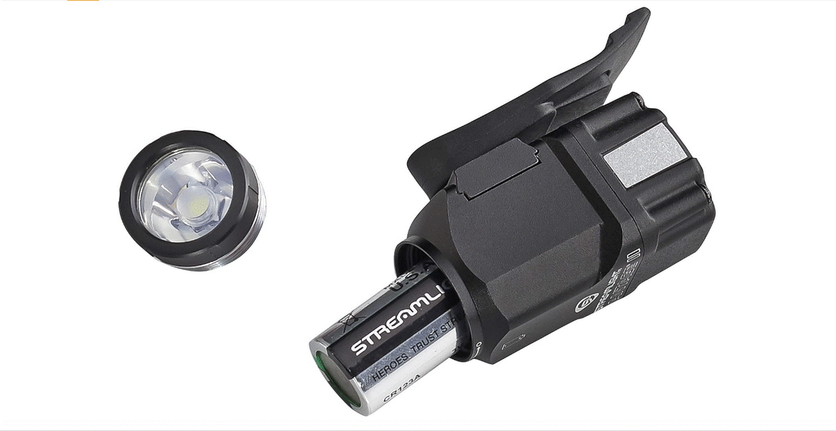 Streamlight Industrial Hard Hat Mount W/1 CR123A Battery (69333)