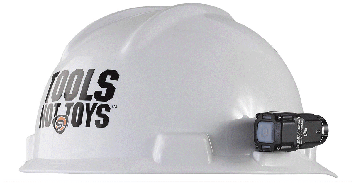 Streamlight Industrial Hard Hat Mount W/1 CR123A Battery (69333)