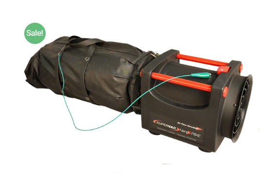 SuperVac Nano Confined Space Ventilator For Hazardous Ventilation. FREE SHIPPING!