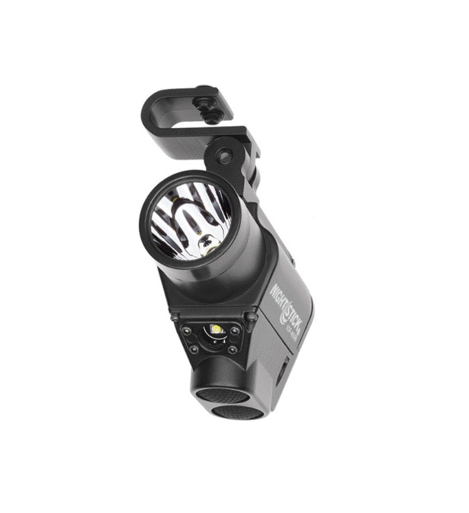 Nightstick NSP-4650B Firefighter Helmet Mount Dual Light Flashlight