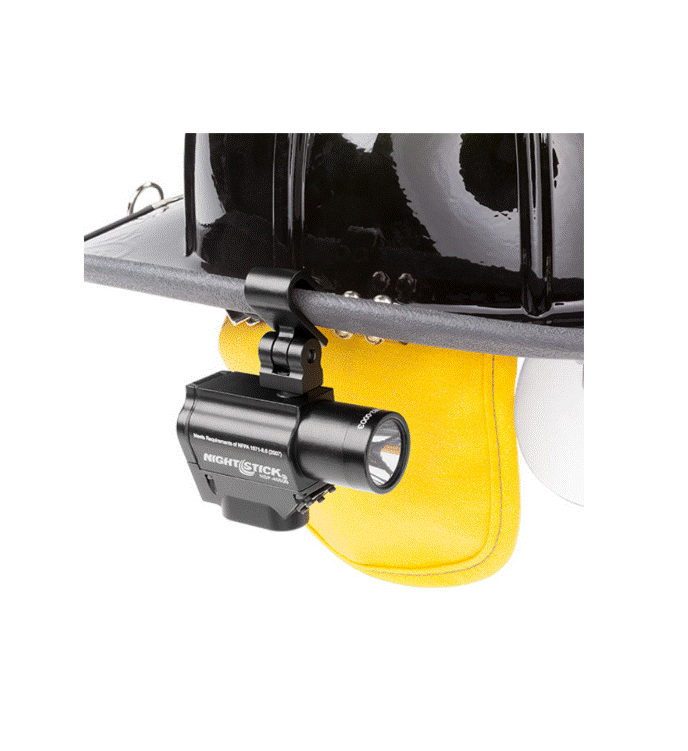 Nightstick NSP-4650B Firefighter Helmet Mount Dual Light Flashlight