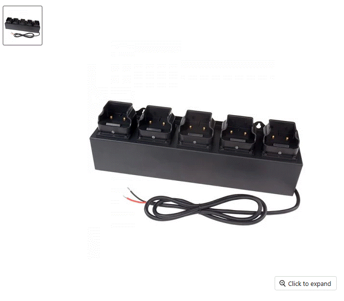 Nightstick 5-Bank DC Charger-Rechargeable Intrant Angle Lights 12-24VDC Power (5568-CHGRDC5)