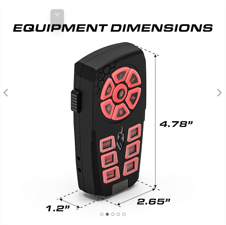 Feniex Sirens C-5017-200 Typhoon Handheld 200 Watt