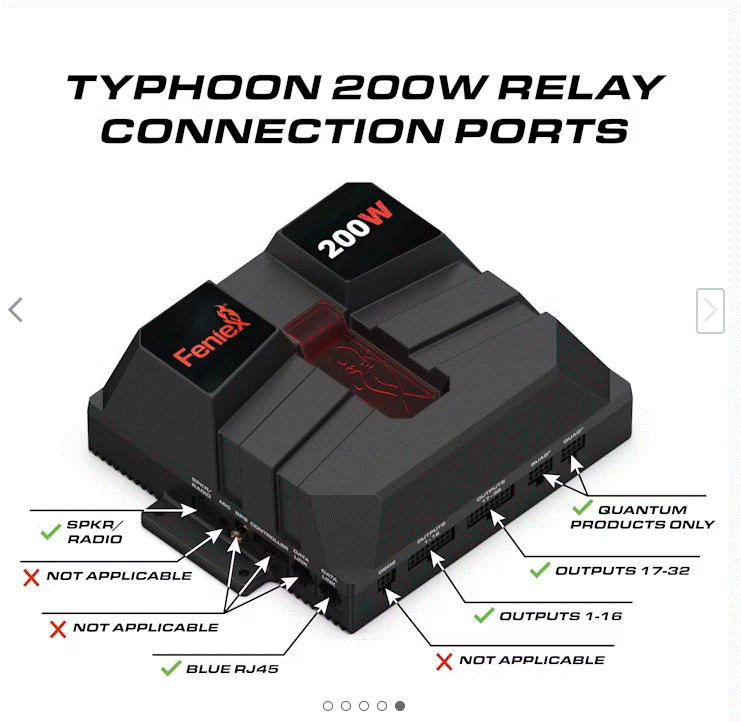 Feniex Sirens C-5017-200 Typhoon Handheld 200 Watt