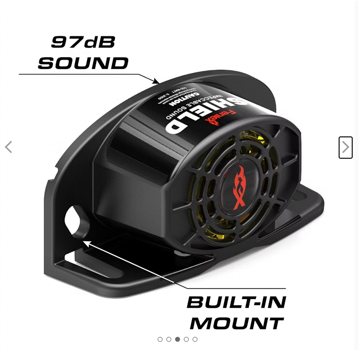 Feniex Sirens BA-0119 Shield Back-Up