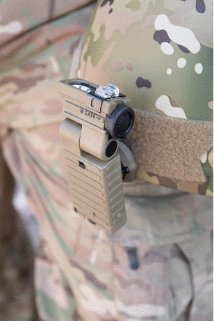 Streamlight (14032) Sidewinder 55-Lumen Military Tactical Flashlight with Articulating Head and Batteries, Coyote