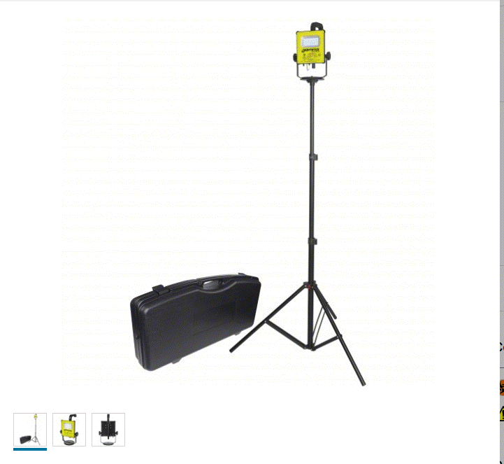 Night Stick XPR-5592GCX and XPR-5592GX IS Rechargeable LED Scene Light w/Magnetic Base