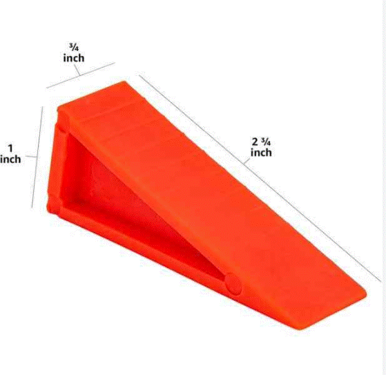 Line2 100-04-4 Firefighter door stopper safety combo wedge pack (Pack of 4)