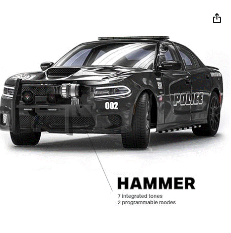 Feniex Industries S-3017 Hammer Low Frequency Siren Speaker System