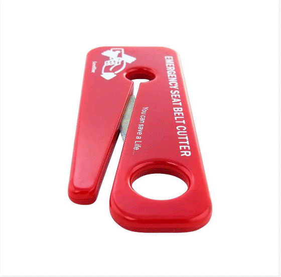 Line2 62175-4 Emergency seat belt cutters (Red 4 PK)3/4"x13/4"