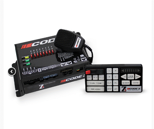 Code 3 Z3 SERIAL SIREN WITH PUSH BUTTON CONTROL HEAD - Z3SP-1