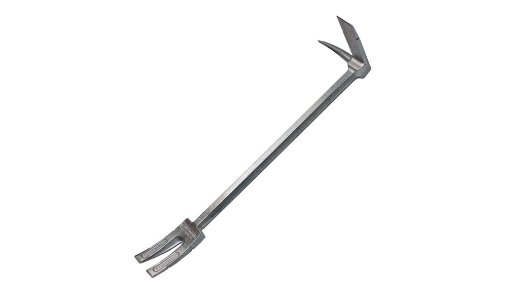 Leatherhead Forged Halligan Bar – One-Piece Forged Rescue Tool, Firefighter Quality